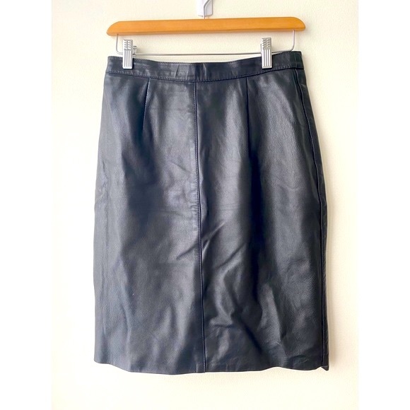 Vintage Buttery Leather Skirt - Picture 4 of 11
